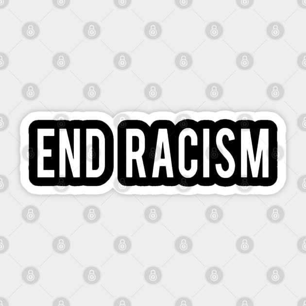 End Racism Sticker by elenaartits